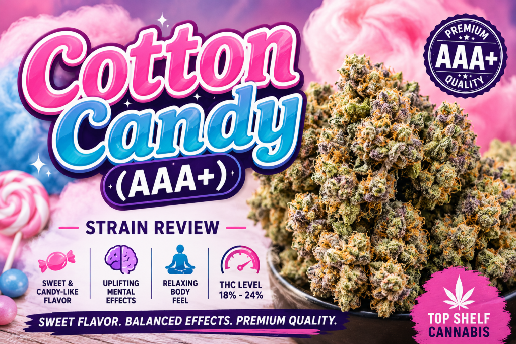 Cotton Candy (AAA+) Strain Review